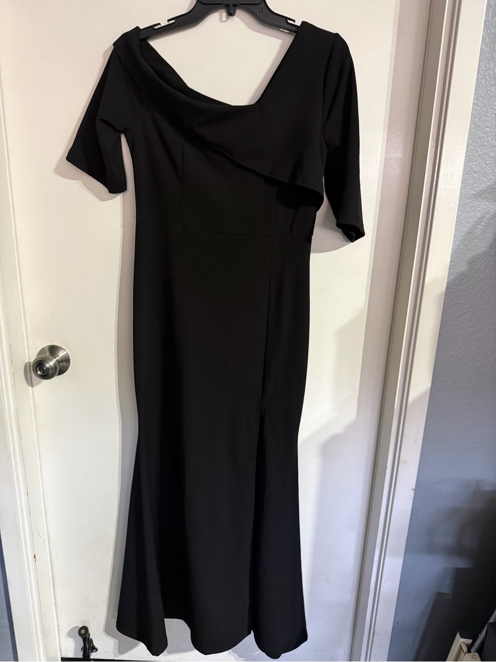 BNWT Women’s Stylewe Black Asymmetric Top Long Dress Size Small